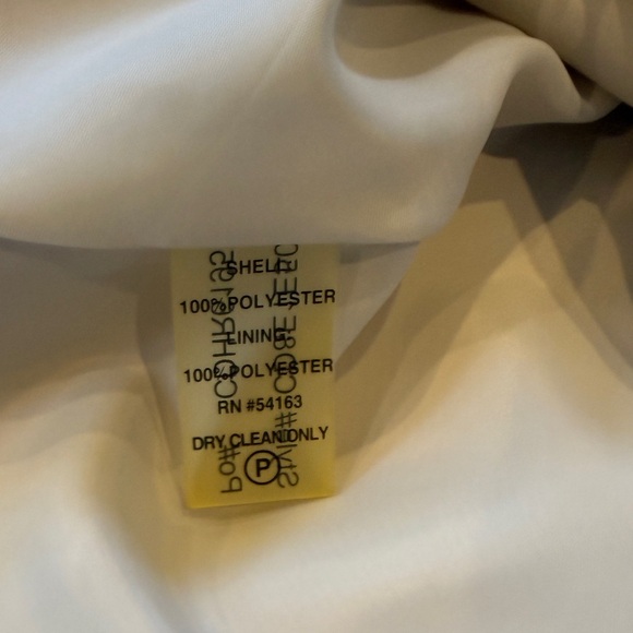 NEW* Calvin Klein Collection Evening Cocktail Dress Silky Fit & Flare Stone 14 - Picture 10 of 16